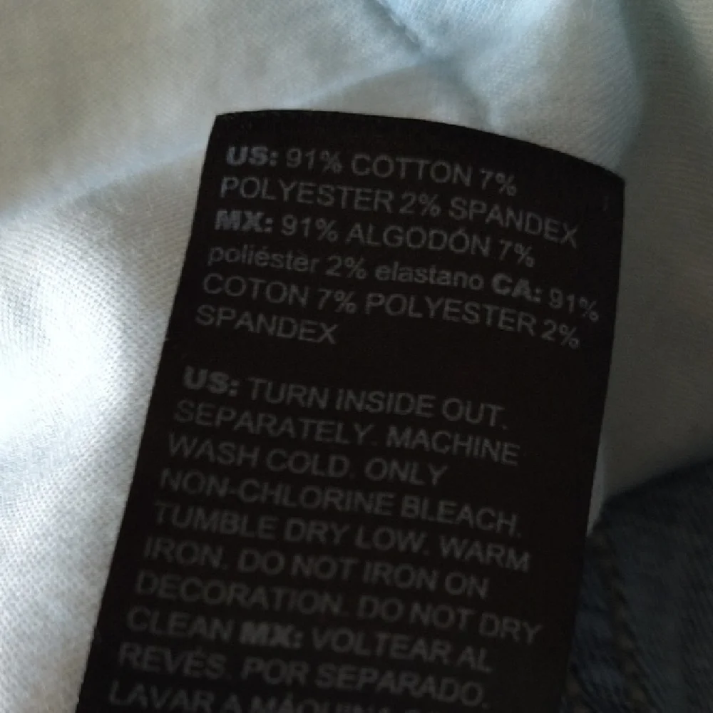White House Black Market Blue Distressed Ankle Jeans - Picture 9 of 9